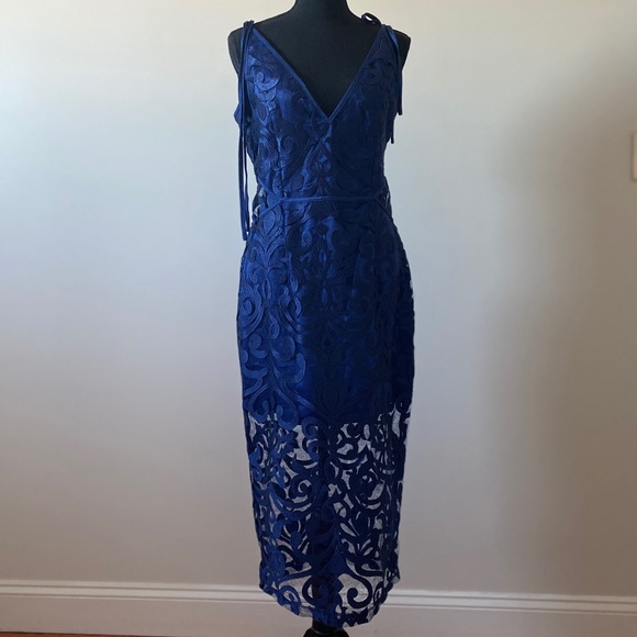 Navy Blue Formal Dress - Picture 1 of 4